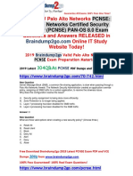 (November-2019) Braindump2go New PCNSE PDF Dumps Free Share