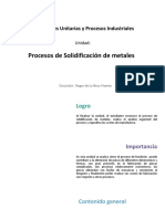 U4 - Procesos de Solidificación de Metales PDF