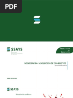 Capacidad de Negociación y Solución de Conflictos PDF