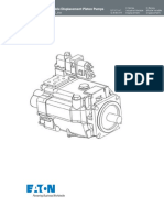 Vickers Product Line: Eaton PVH Variable Displacement Piston Pumps