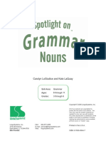 Spotlight Grammar Workbook Nouns