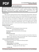 Water Treatment and Technology: Dr. M. NAGOOR MEERAN M.SC., M.Phil., PH.D