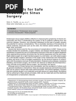 Ten Perls Endoscopic Sinus Surgery