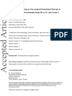 Effects of Smoking On Non-Surgical Periodontal Therapy in Patients With Periodontitis Stage III or IV, and Grade C