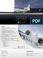 2018 Dassault Falcon 8X N225DL S/N 8X-440 Specifications & Summary