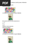 Evaluacion 4 Periodo Lengua Castellana Grado 1