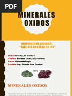 Minerales Oxidos