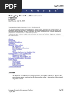 Debugging Simulation Mismatches in Fastscan: by Geir Eide Last Modified: July 03, 2001