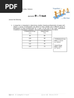 Statistics Analysis 2