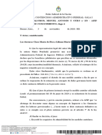 Jurisprudencia 2020 - Salomón, Miguel Antonio y Otro C E.N. - AFIP Ganancias Haber Jubilado