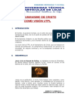 ENSAYO El Humanismo de Cristo Como Visión UTPL