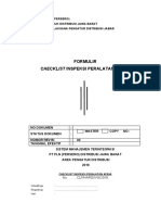 Checklist Inspeksi Peralatan