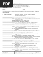 Unit of Competence: Module Title: TTLM Code: Name: - Date