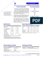 Product Features Product Description Functional Diagram: Ingap HBT Gain Block