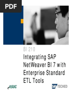 Integrating Sap Netweaver Bi 7 With Enterprise Standard Etl Tools