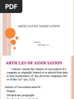 Articles of Association