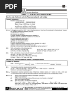 Part - I: Subjective Questions: Section (A) : Galvanic Cell, Its Representation & Salt Bridge