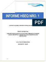 INFORME MENSUAL HSEQ Nro. 1