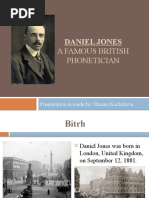 Daniel Jones: A Famous British Phonetician