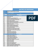 Ejemplo - Matriz de Responsabilidades RACI