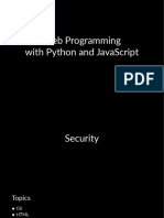 Web Programming With Python and Javascript