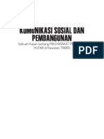 Komunikasi Sosial Dan Pembangunan PDF