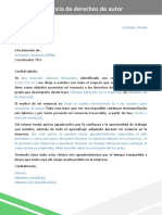 5 Carta de Renuncia Laboral