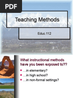 Teaching Methods