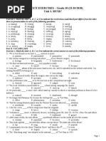 Practice Exercises-Uni3