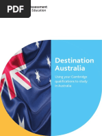 Destination Australia: Using Your Cambridge Qualifications To Study in Australia