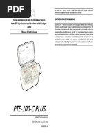 FAAVMV01P - Manual Del Usuario PTE-100-C Plus - Español