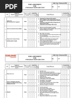 Risk Assessment FOR: Over Head Crane Erection