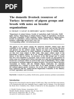 The Domestic Livestock Resources of Turk PDF