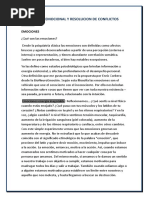 INTELIGENCIA EMOCIONAL Y RESOLUCION DE CONFLICTOS Modulo 1