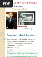 Entrepreneur Profile: Ray Kroc