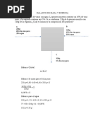 Balance de Masa y Energia