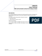 UM0470 User Manual: STM8 SWIM Communication Protocol and Debug Module