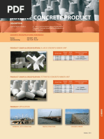 Marine Concrete Product: Description