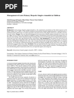 Management of Acute Primary Herpetic Gingivo-Stomatitis in Children