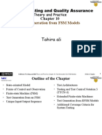 Tahira Ali: Test Generation From FSM Models