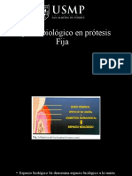 Espacio Biológico en Prótesis Fija