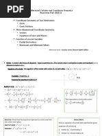 Differential Calculus and Coordinate Geometry Final Term Fall 2020-21