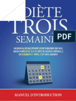 La Diète 3 Semaines PDF Gratuit