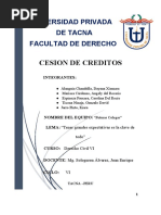 Cesion de Creditos Enviar