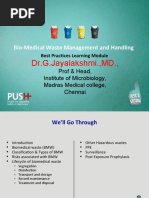 Dr.G.Jayalakshmi.,MD.,: Bio-Medical Waste Management and Handling