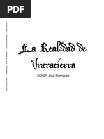 La Realidad de La Realidad de La Realidad de La Realidad de Intratierra Intratierra Intratierra Intratierra