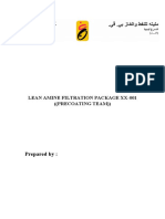 Prepared By:: Lean Amine Filtration Package Xx-001 ( (Precoating Team) )