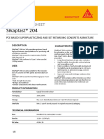 Sikaplast® 204: Product Datasheet