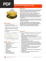 OL200 LED Low Intensity Obstruction Light - Datasheet - v202008