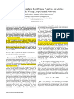 Poor Data Throughput Root Cause Analysis in Mobile Networks Using Deep Neural Network